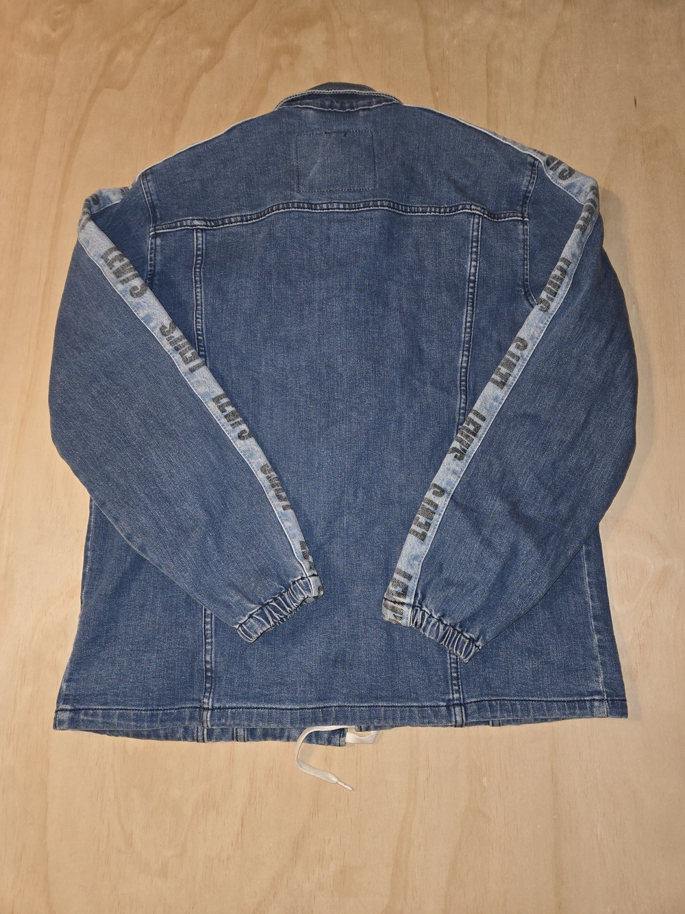 Levi's Men's Blue Denim Trucker Jacket Size M ... Big E - Picture 8 of 10